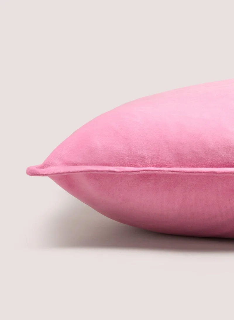 ماتلان Pink Plain Velvet Cushion